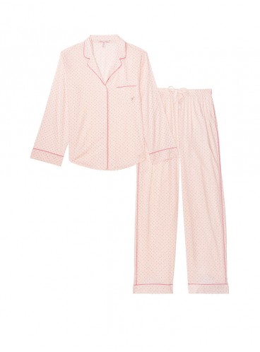 Бавовняна піжама від Victoria's Secret Pink - Mauve Multi Dot