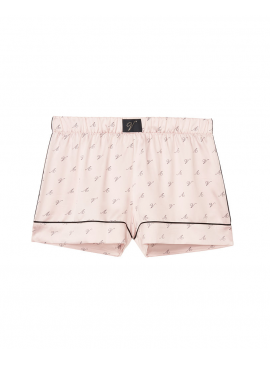 Докладніше про Піжамні шорти Satin Short від Victoria&#039;s Secret - Pink Fizz Logo V