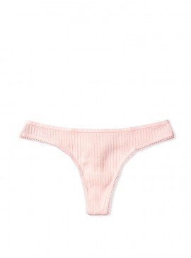 More about Рифленые трусики-стринги Victoria&#039;s Secret - Purest Pink