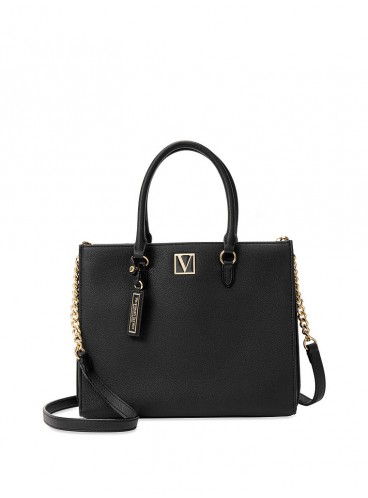 Стильна сумка Victoria Structured Satchel від Victoria's Secret - Black Lily