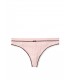 Трусики-стринги Victoria's Secret из коллекции Seamless Knit Pop Trim - Purest Pink