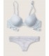 Комплект білі серії Wear Everywhere від Victoria's Secret PINK - Hydrangea Blue Shine