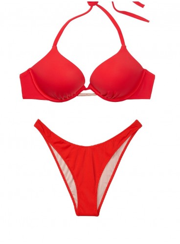 Стильный купальник Bali Bombshell Add-2-cups Push-Up от Victoria's Secret - Cheeky Red