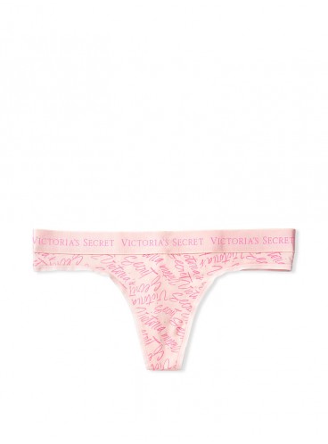 Трусики-стринги Cotton Thong от Victoria's Secret - Peach Logo