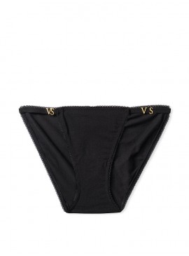 Докладніше про Трусики-бікіні Logo Charm від Victoria&#039;s Secret - Black
