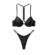 NEW! Стильный купальник Shine Strap Malibu Fabulous Thong от Victoria's Secret - Nero