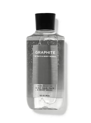3в1 Мужское средство для мытья волос, лица и тела Graphite от Bath and Body Works