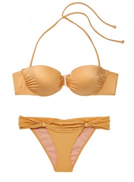 More about Стильный купальник Ventanas Bandeau Push-up от Victoria&#039;s Secret - Shira Gold