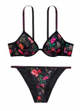 Фото NEW! Стильний купальник Malibu Fabulous Logo від Victoria's Secret - New Dark Floral