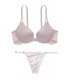 Комплект білизни зі стрінгами Lace Wing Push-Up від Victoria's Secret - Lilac Moon