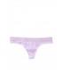 Трусики-стрінги Cotton Shine Logo Thong від Victoria's Secret - Orchid Bloom Star