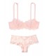 Комплект белья Wicked Unlined Lace-Up Balconette от Victoria's Secret - Purest Pink