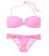 NEW! Стильный купальник Venice V-hardware Bandeau от Victoria's Secret - Pink Splash