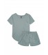 Пижамка с шортиками Sandwash Modal Pocket от Victoria's Secret - Seafoam Green