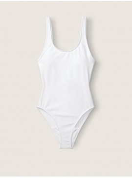 Фото Стильний купальник-монокіні Scoop Neck від Victoria's Secret PINK - Optic White