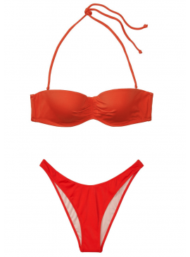 Фото Стильний купальник Malta Bandeau від Victoria's Secret - Cheeky Red
