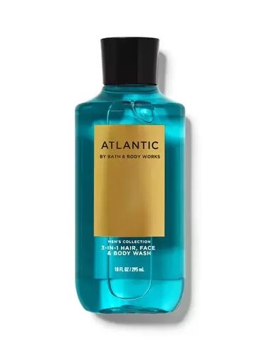 3в1 Чоловічий засіб для миття волосся, обличчя та тіла Atlantic від Bath and Body Works