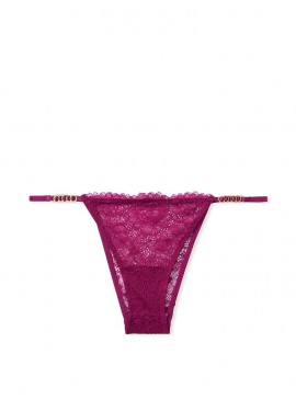 More about Трусики-бразилианы Lace &amp; Ring Hardware Brazilian от Victoria&#039;s Secret - Pink Rouge