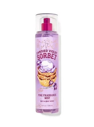 Спрей для тіла Bath and Body Works - Candied Violet Sorbet