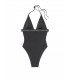 NEW! Стильный монокини Sydney Logo Plunge от Victoria's Secret - Nero