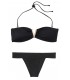 Стильний купальник Venice V-hardware Bandeau Brazilian від Victoria's Secret - Nero