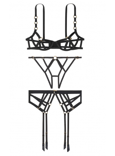 Комплект білизни Strappy Balconette від Victoria's Secret - Black
