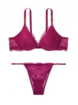 Фото Комплект белья Love by Victoria Lace Hardware от Victoria's Secret - Pink Rouge