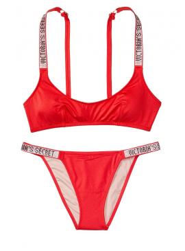 More about NEW! Стильный купальник Shine Strap Tulum Scoop от Victoria&#039;s Secret - Cheeky Red