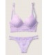 Комплект біля Lace Wireless Push-Up Bralette від Victoria's Secret PINK - Cabana Purple