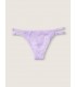 Трусики-стрінги Victoria's Secret PINK із колекції Lace Strappy - Cabana Purple