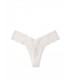 Трусики-стринги Victoria's Secret из коллекции Cotton Lace - Coconut White