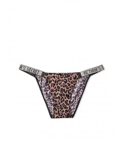 Трусики-бикини Shine Strap из коллекции Very Sexy от Victoria's Secret - Nougat Leopard