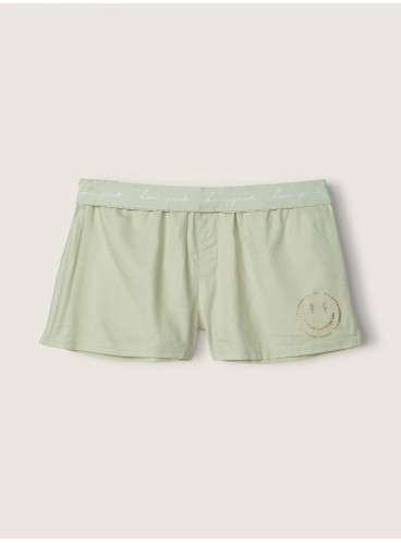 Пижамные шорты от Victoria's Secret PINK - Celadon Green
