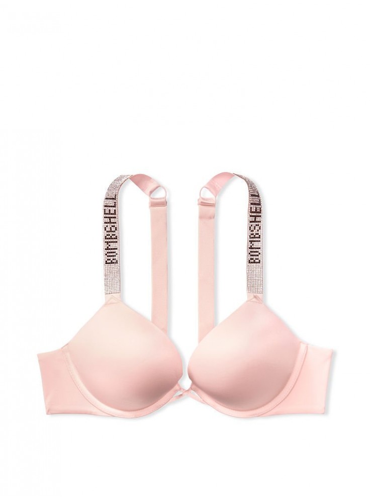 Купить Бюстгальтер с двойным Push-Up из серии Bombshell от Victoria's Secret  - Purest Pink 12545. Женское белье Виктория Сикрет