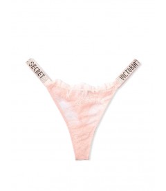 Кружевные трусики-стринги Shine Strap из коллекции Very Sexy от Victoria's Secret - Purest Pink
