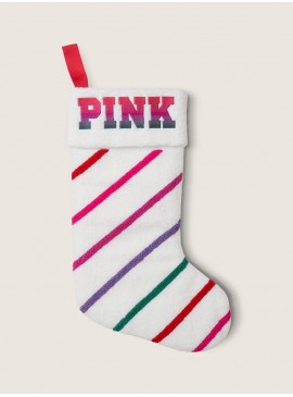 Докладніше про Різдвяна шкарпетка для подарунків Limited Edition Sherpa Stocking від Victoria&#039;s Secret PINK