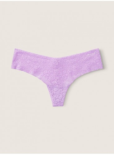 Трусики-стринги Victoria's Secret PINK - Purple Petal