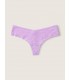 Трусики-стринги Victoria's Secret PINK - Purple Petal