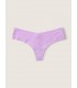 Трусики-стрінги Victoria's Secret PINK - Purple Petal