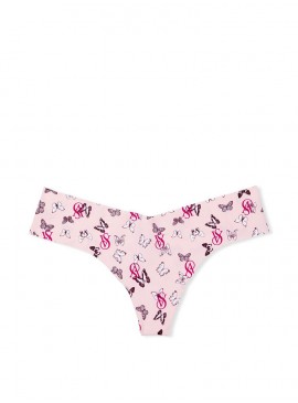 Докладніше про Безшовні трусики-стрінги Victoria&#039;s Secret - Angel Pink Butterfly Sign