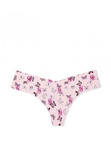 Бесшовные трусики-стринги Victoria's Secret - Angel Pink Butterfly Sign