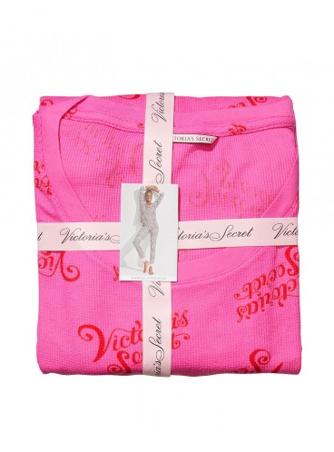 Термопижамка від Victoria's Secret - Fluo Pink Script