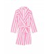 Плюшевый халат от Victoria's Secret - Bright Hibiscus Stripe