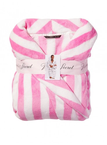 Плюшевий халат від Victoria's Secret - Bright Hibiscus Stripe