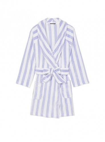 Плюшевый халат от Victoria's Secret - Icy Lavender Stripe