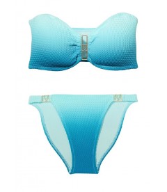 Стильный купальник The Wave Bandeau от Victoria's Secret - Color Blue Dip Dye