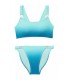 Стильный купальник The Wave Scoop от Victoria's Secret - Blue Dip Dye