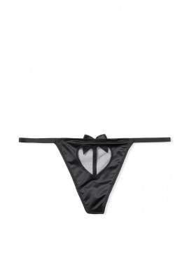 Фото Трусики-стрінги Heart Cutout із колекції Very Sexy від Victoria's Secret - Black