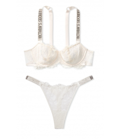 Комплект для невесты Wicked Unlined Lace Balconette от Victoria's Secret - Coconut White