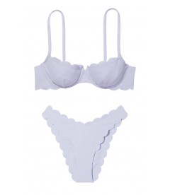 NEW! Стильный купальник Scallop Wicked Bikini от Victoria's Secret - Purple